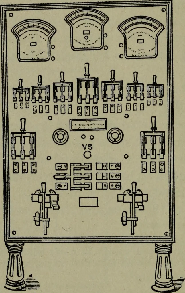 An illustration from Hawkins electrical guide ... : questions, answers & illustrations : a progressive course of study for engineers, electricians, students and those desiring to acquire a working knowledge of electricity and its applications ; a practical treatise, 1914, leaf 216
