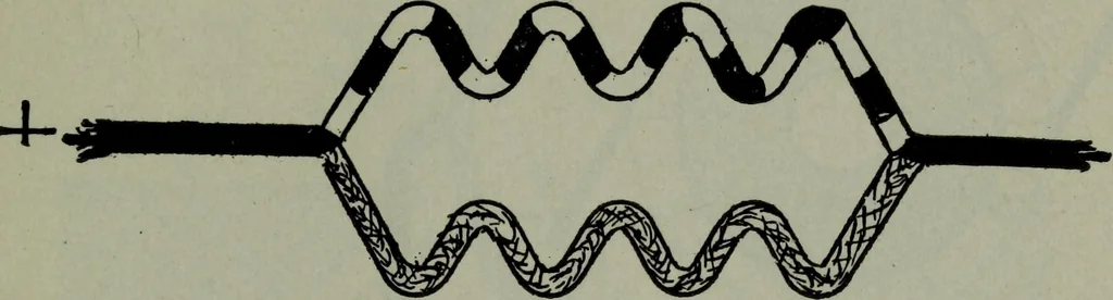 An illustration from Hawkins electrical guide ... : questions, answers & illustrations : a progressive course of study for engineers, electricians, students and those desiring to acquire a working knowledge of electricity and its applications ; a practical treatise, 1914, leaf 47