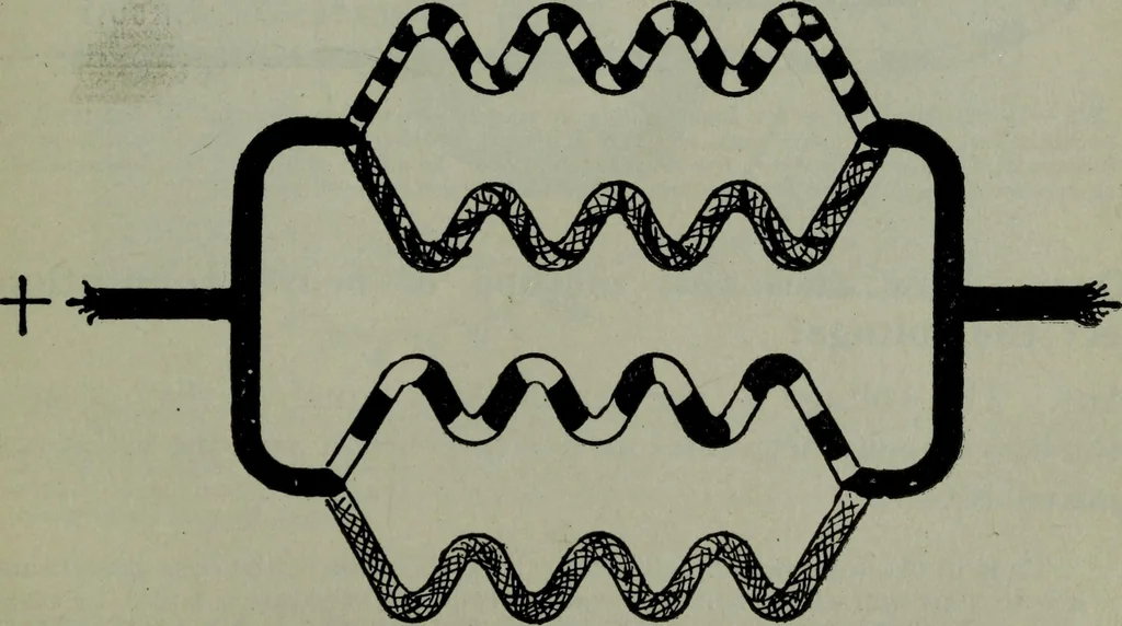 An illustration from Hawkins electrical guide ... : questions, answers & illustrations : a progressive course of study for engineers, electricians, students and those desiring to acquire a working knowledge of electricity and its applications ; a practical treatise, 1914, leaf 47