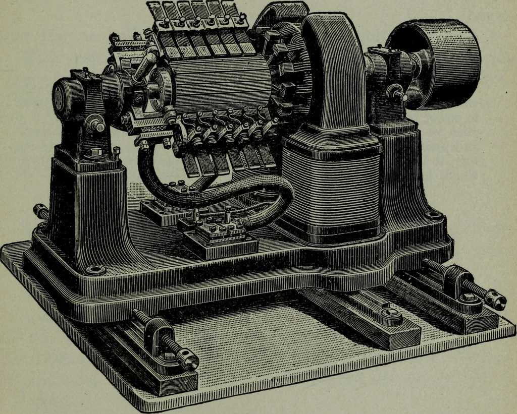 An illustration from Hawkins electrical guide ... : questions, answers & illustrations : a progressive course of study for engineers, electricians, students and those desiring to acquire a working knowledge of electricity and its applications ; a practical treatise, 1914, leaf 89