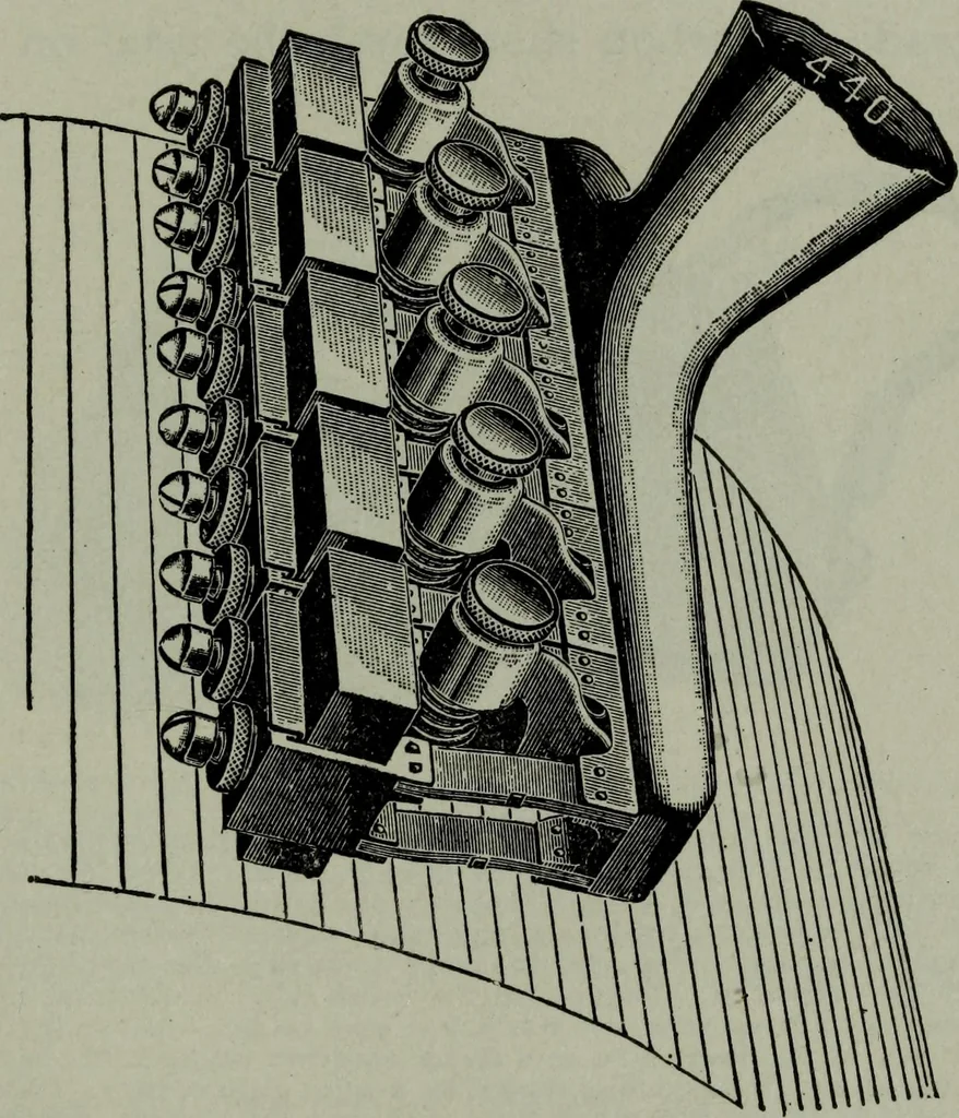 An illustration from Hawkins electrical guide ... : questions, answers & illustrations : a progressive course of study for engineers, electricians, students and those desiring to acquire a working knowledge of electricity and its applications ; a practical treatise, 1914, leaf 95