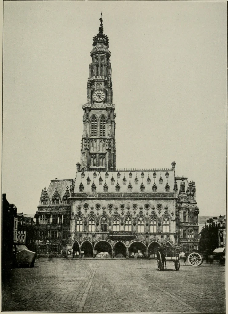 An illustration from Heart of Europe, 1915, leaf 171