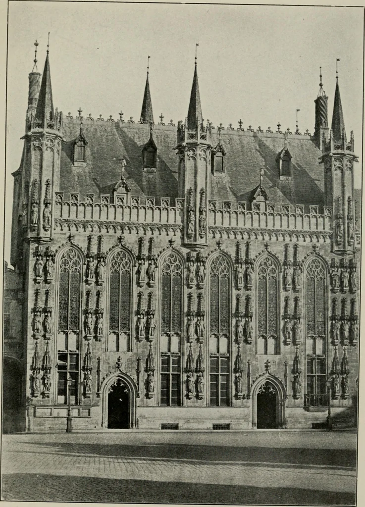 An illustration from Heart of Europe, 1915, leaf 179