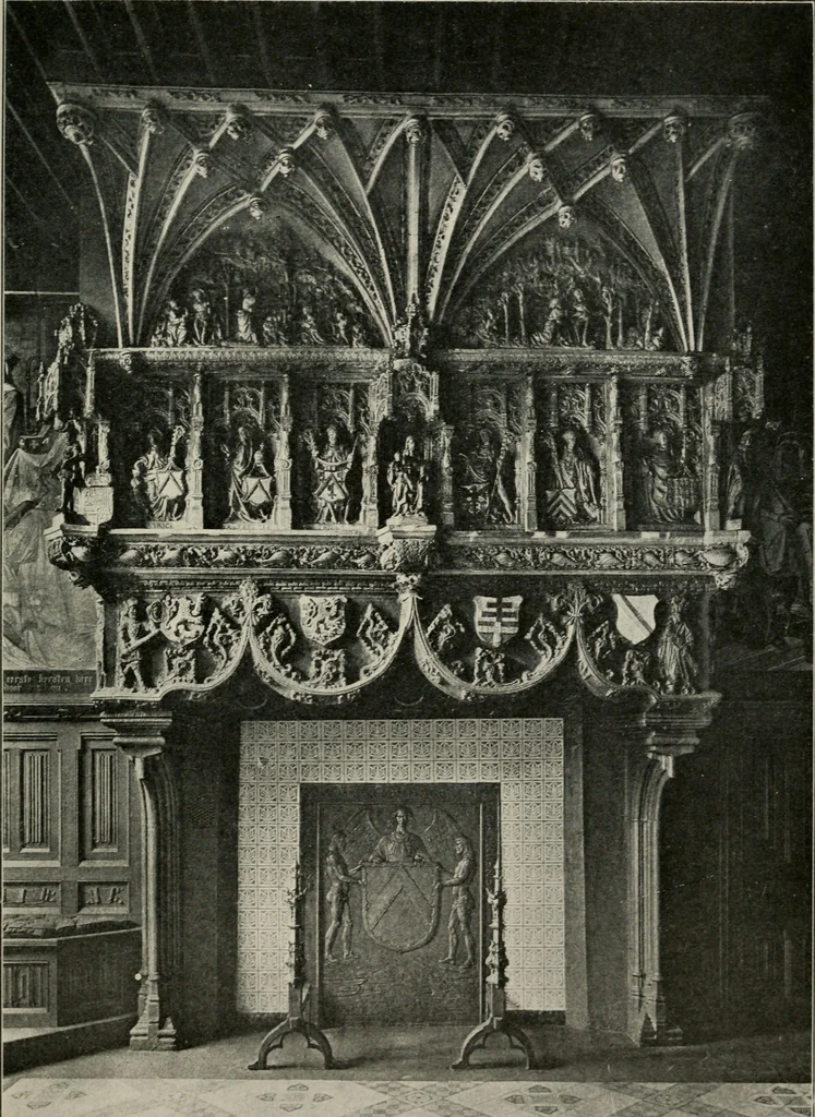 An illustration from Heart of Europe, 1915, leaf 213