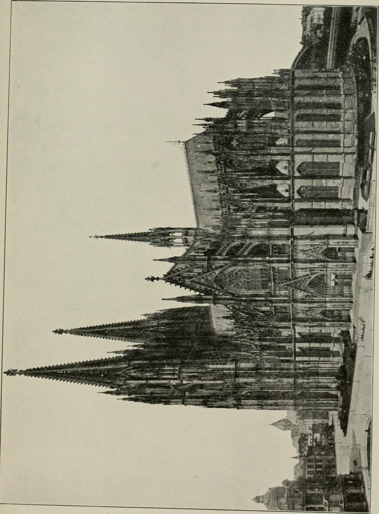An illustration from Heart of Europe, 1915, leaf 361