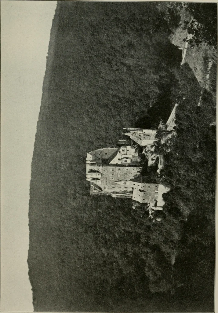 An illustration from Heart of Europe, 1915, leaf 381