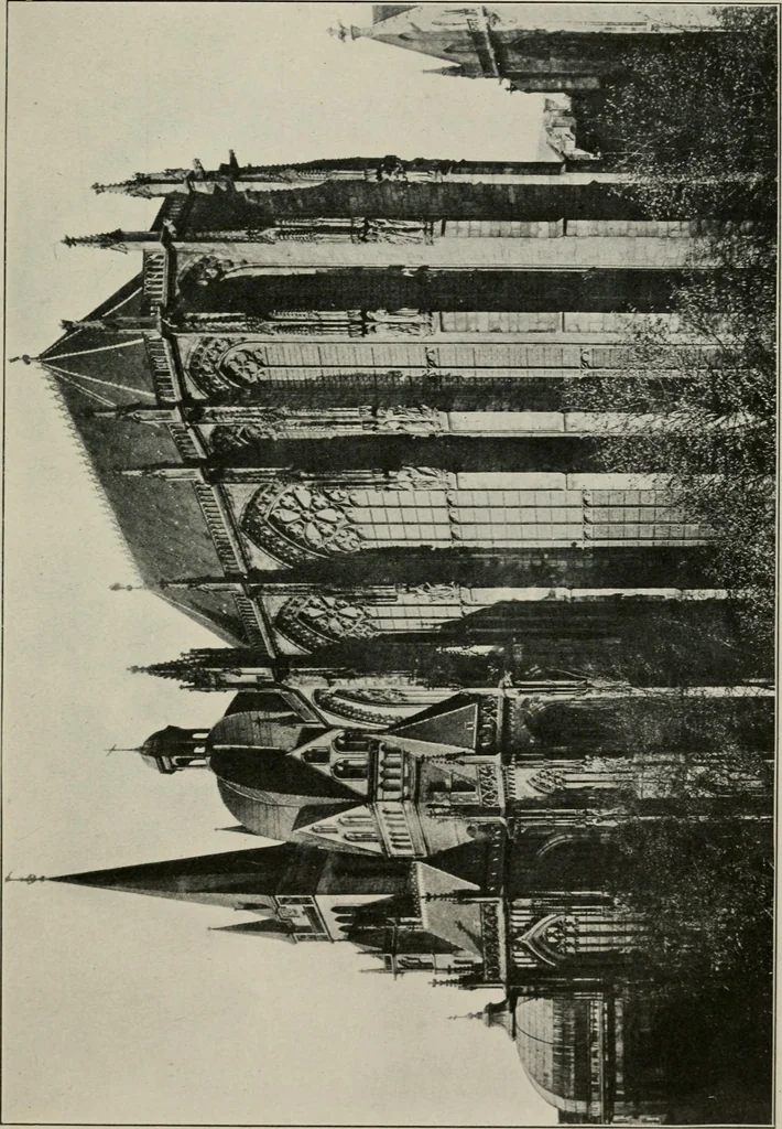 An illustration from Heart of Europe, 1915, leaf 51