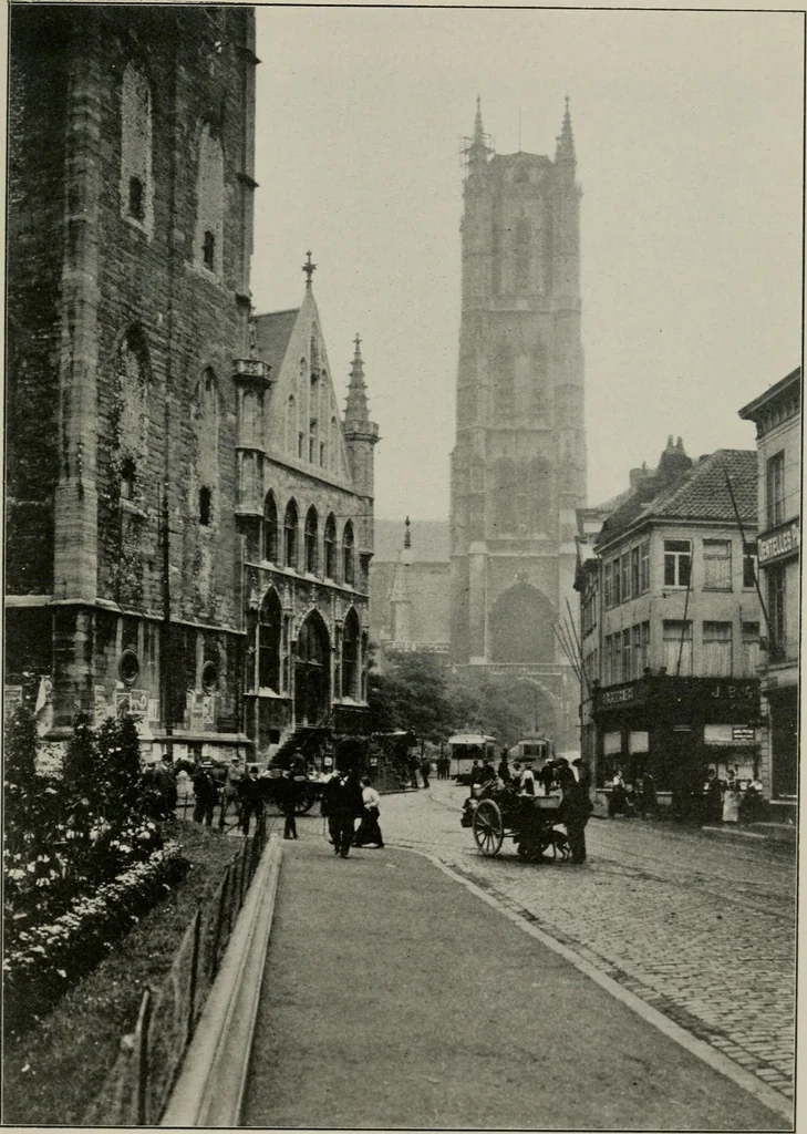 An illustration from Heart of Europe, 1915, leaf 67