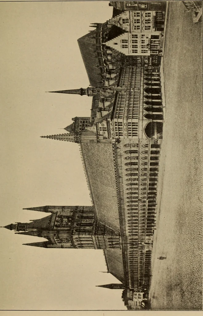 An illustration from Heart of Europe, 1915, leaf 178
