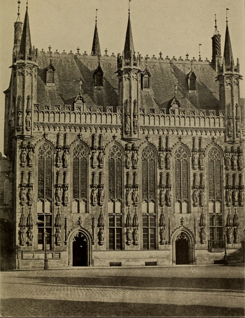 An illustration from Heart of Europe, 1915, leaf 182