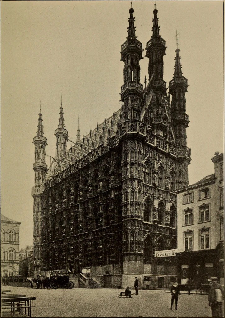 An illustration from Heart of Europe, 1915, leaf 188