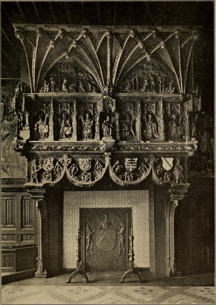 An illustration from Heart of Europe, 1915, leaf 216
