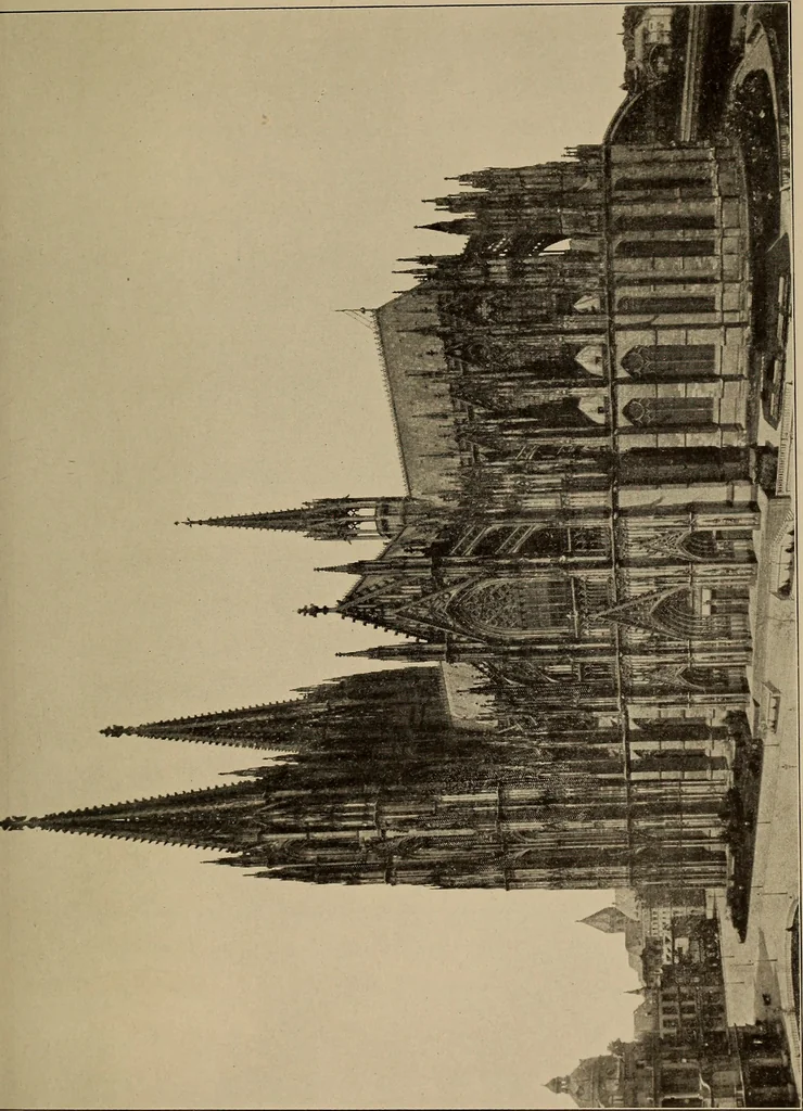 An illustration from Heart of Europe, 1915, leaf 364