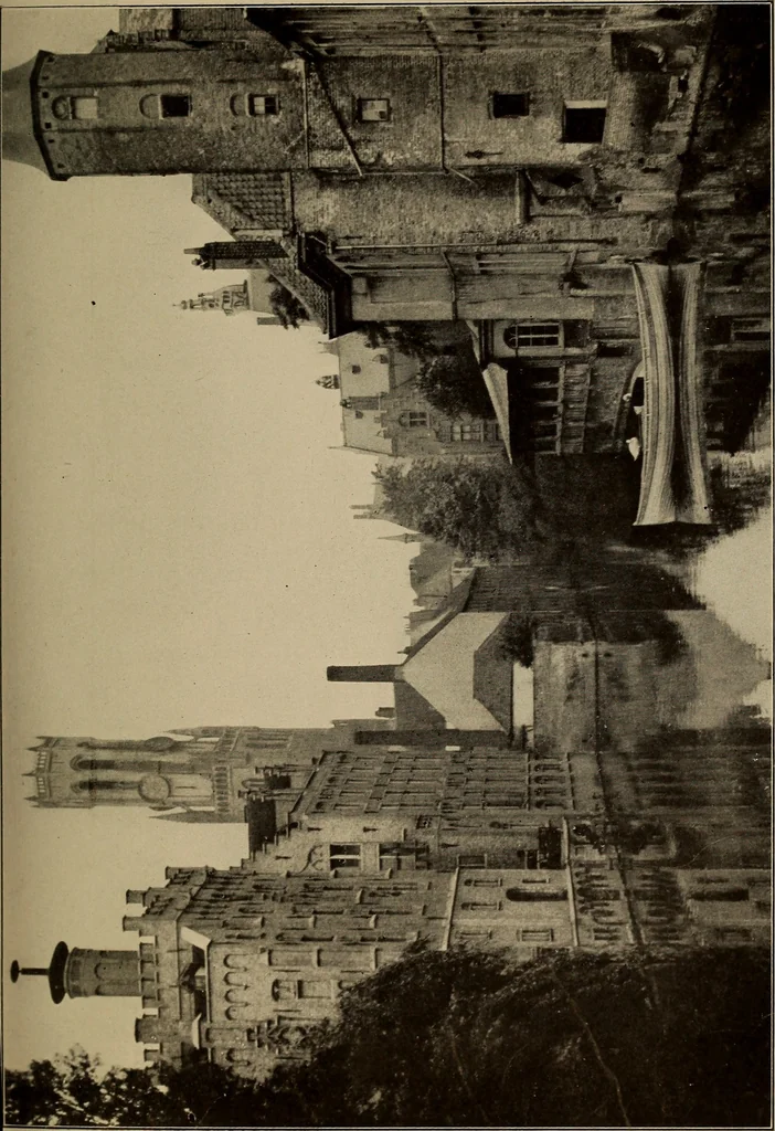 An illustration from Heart of Europe, 1915, leaf 84