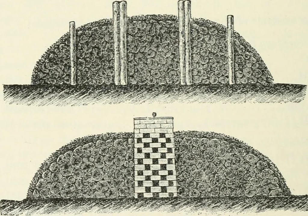 An illustration from Heat energy and fuels: pyrometry, combustion, analysis of fuels and manufacture of charcoal, coke and fuel gases. Translated by Oskar Nagel, 1908, leaf 240