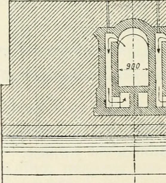 An illustration from Heat energy and fuels: pyrometry, combustion, analysis of fuels and manufacture of charcoal, coke and fuel gases. Translated by Oskar Nagel, 1908, leaf 244