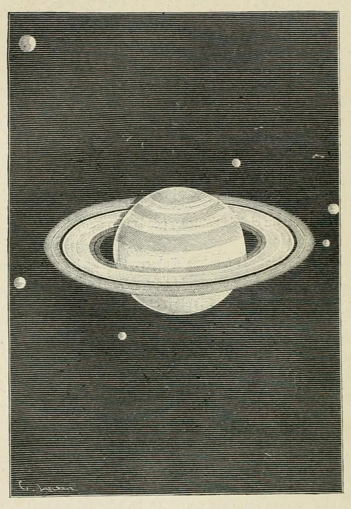 An illustration from Hector Servadac : voyages et aventures à travers le monde solaire, 1878, leaf 322