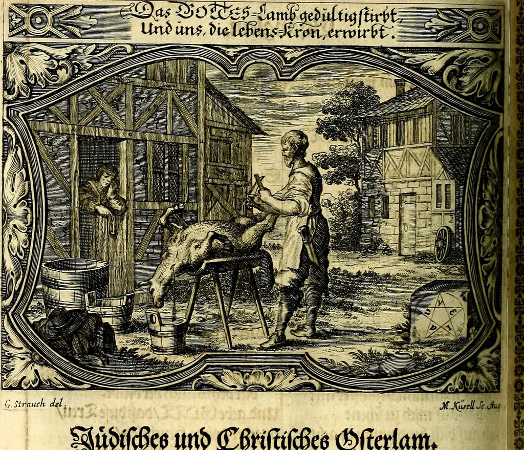 An illustration from Heilig-epistolischer Bericht, Licht, Geleit, und Freud. Das ist : Emblematische Fürstllung der heiligen Sonn- und festtäglichen Episteln; in welcher gründlicher Bericht von den rechten Wort-Verstand ertheilet, dem wahren Christenthum ein helles licht furgetragen, und ein sicheres Geleit mit beigefügten Gebeten und Gesängen zu der himmlischen Freude gezeiget wird, 1663, leaf 1003