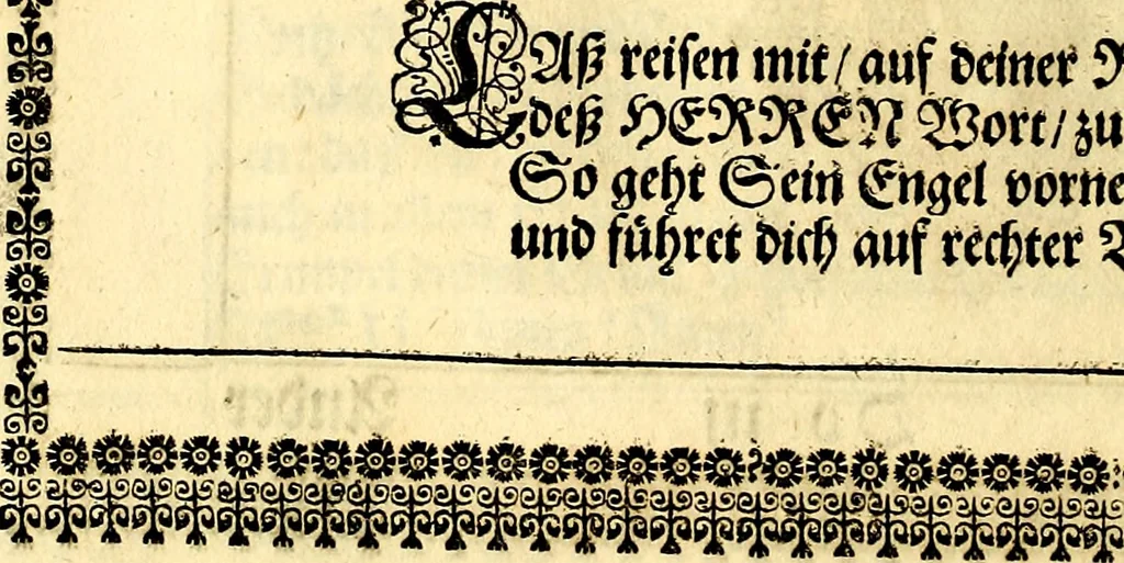An illustration from Heilig-epistolischer Bericht, Licht, Geleit, und Freud. Das ist : Emblematische Fürstllung der heiligen Sonn- und festtäglichen Episteln; in welcher gründlicher Bericht von den rechten Wort-Verstand ertheilet, dem wahren Christenthum ein helles licht furgetragen, und ein sicheres Geleit mit beigefügten Gebeten und Gesängen zu der himmlischen Freude gezeiget wird, 1663, leaf 1007