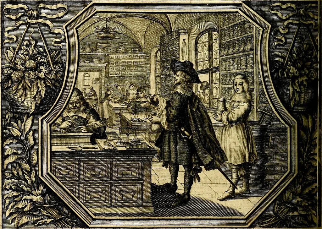An illustration from Heilig-epistolischer Bericht, Licht, Geleit, und Freud. Das ist : Emblematische Fürstllung der heiligen Sonn- und festtäglichen Episteln; in welcher gründlicher Bericht von den rechten Wort-Verstand ertheilet, dem wahren Christenthum ein helles licht furgetragen, und ein sicheres Geleit mit beigefügten Gebeten und Gesängen zu der himmlischen Freude gezeiget wird, 1663, leaf 421
