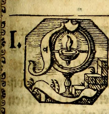 An illustration from Heilig-epistolischer Bericht, Licht, Geleit, und Freud. Das ist : Emblematische Fürstllung der heiligen Sonn- und festtäglichen Episteln; in welcher gründlicher Bericht von den rechten Wort-Verstand ertheilet, dem wahren Christenthum ein helles licht furgetragen, und ein sicheres Geleit mit beigefügten Gebeten und Gesängen zu der himmlischen Freude gezeiget wird, 1663, leaf 44