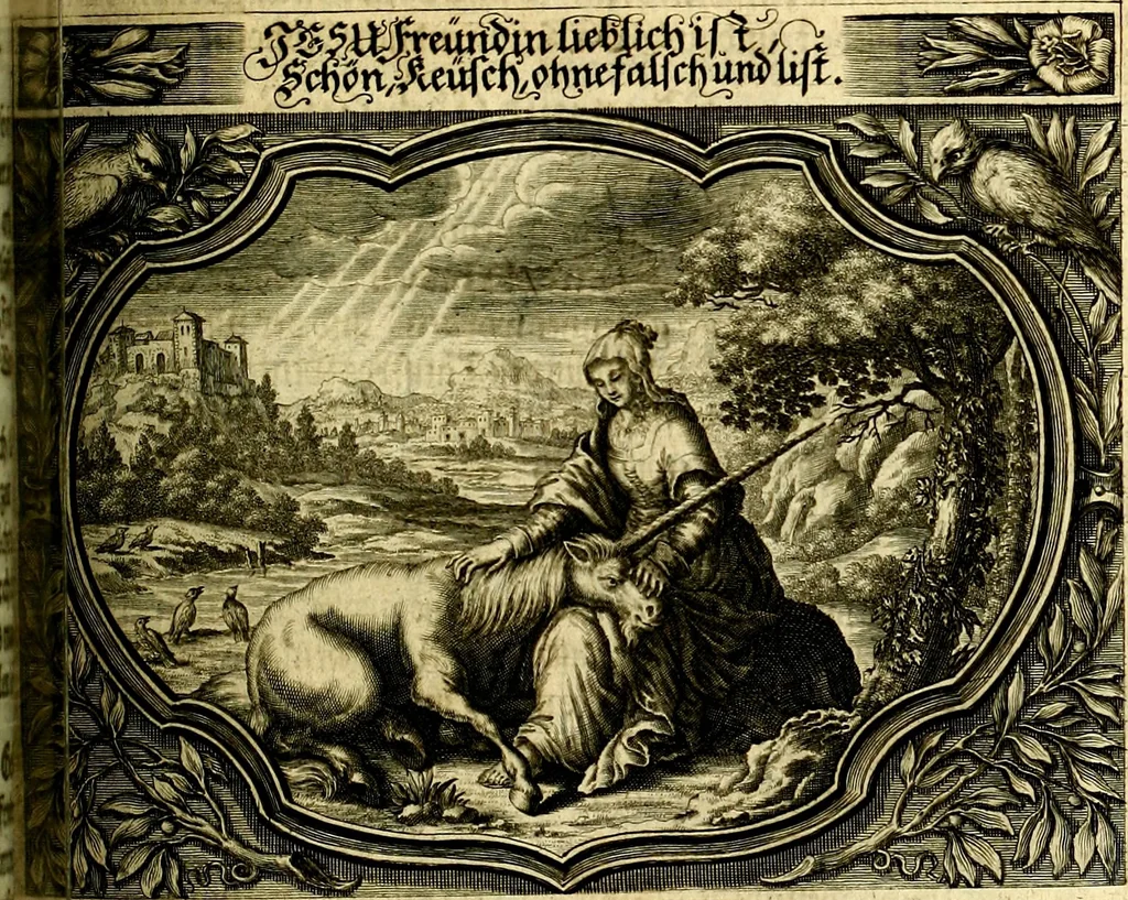 An illustration from Heilig-epistolischer Bericht, Licht, Geleit, und Freud. Das ist : Emblematische Fürstllung der heiligen Sonn- und festtäglichen Episteln; in welcher gründlicher Bericht von den rechten Wort-Verstand ertheilet, dem wahren Christenthum ein helles licht furgetragen, und ein sicheres Geleit mit beigefügten Gebeten und Gesängen zu der himmlischen Freude gezeiget wird, 1663, leaf 476
