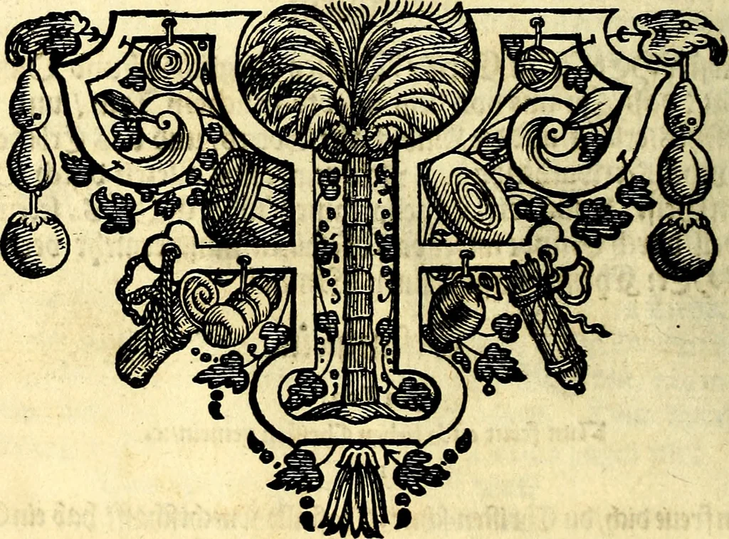 An illustration from Heilig-epistolischer Bericht, Licht, Geleit, und Freud. Das ist : Emblematische Fürstllung der heiligen Sonn- und festtäglichen Episteln; in welcher gründlicher Bericht von den rechten Wort-Verstand ertheilet, dem wahren Christenthum ein helles licht furgetragen, und ein sicheres Geleit mit beigefügten Gebeten und Gesängen zu der himmlischen Freude gezeiget wird, 1663, leaf 69