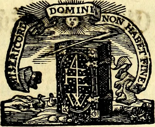 An illustration from Heilig-epistolischer Bericht, Licht, Geleit, und Freud. Das ist : Emblematische Fürstllung der heiligen Sonn- und festtäglichen Episteln; in welcher gründlicher Bericht von den rechten Wort-Verstand ertheilet, dem wahren Christenthum ein helles licht furgetragen, und ein sicheres Geleit mit beigefügten Gebeten und Gesängen zu der himmlischen Freude gezeiget wird, 1663, leaf 706