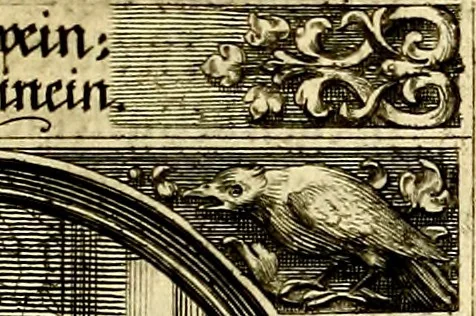 An illustration from Heilig-epistolischer Bericht, Licht, Geleit, und Freud. Das ist : Emblematische Fürstllung der heiligen Sonn- und festtäglichen Episteln; in welcher gründlicher Bericht von den rechten Wort-Verstand ertheilet, dem wahren Christenthum ein helles licht furgetragen, und ein sicheres Geleit mit beigefügten Gebeten und Gesängen zu der himmlischen Freude gezeiget wird, 1663, leaf 728
