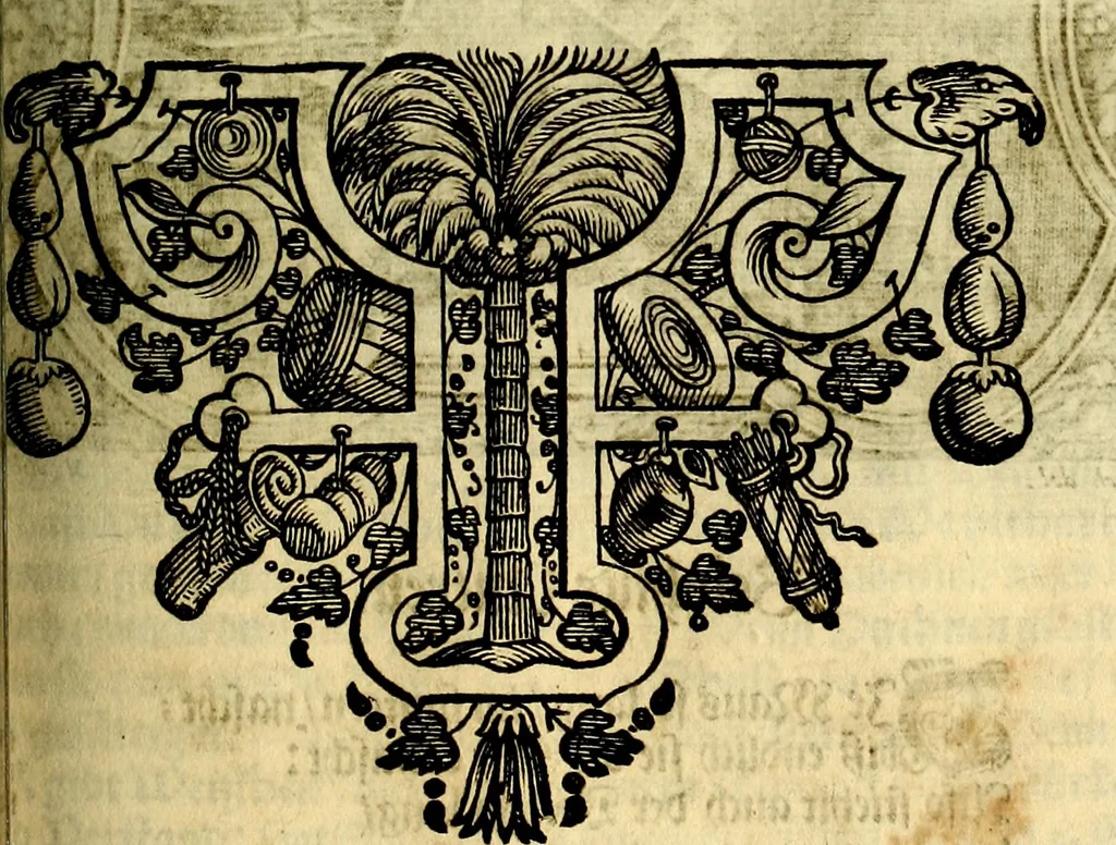 An illustration from Heilig-epistolischer Bericht, Licht, Geleit, und Freud. Das ist : Emblematische Fürstllung der heiligen Sonn- und festtäglichen Episteln; in welcher gründlicher Bericht von den rechten Wort-Verstand ertheilet, dem wahren Christenthum ein helles licht furgetragen, und ein sicheres Geleit mit beigefügten Gebeten und Gesängen zu der himmlischen Freude gezeiget wird, 1663, leaf 860