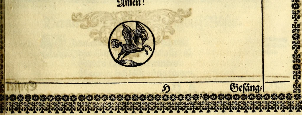 An illustration from Heilig-epistolischer Bericht, Licht, Geleit, und Freud. Das ist : Emblematische Fürstllung der heiligen Sonn- und festtäglichen Episteln; in welcher gründlicher Bericht von den rechten Wort-Verstand ertheilet, dem wahren Christenthum ein helles licht furgetragen, und ein sicheres Geleit mit beigefügten Gebeten und Gesängen zu der himmlischen Freude gezeiget wird, 1663, leaf 94