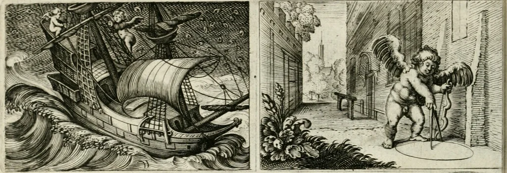An illustration from Dan. Heinsii Nederduytsche poemata, 1618, leaf 101