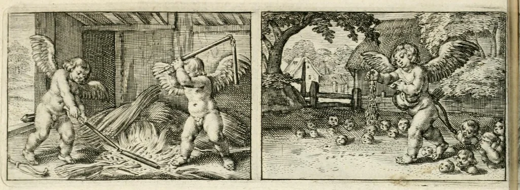 An illustration from Dan. Heinsii Nederduytsche poemata, 1618, leaf 102