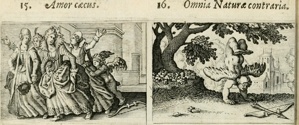 An illustration from Dan. Heinsii Nederduytsche poemata, 1618, leaf 103