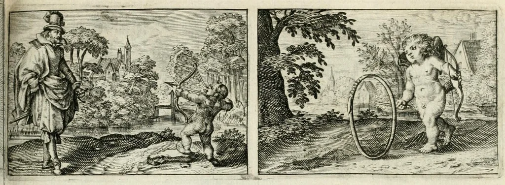 An illustration from Dan. Heinsii Nederduytsche poemata, 1618, leaf 105