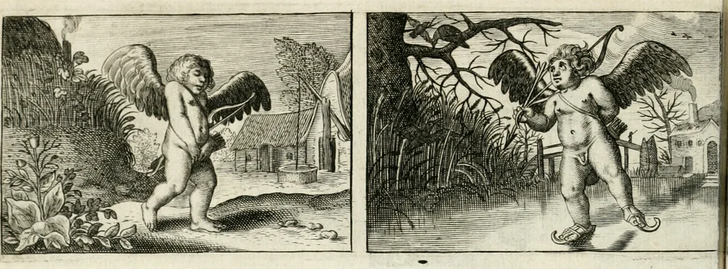 An illustration from Dan. Heinsii Nederduytsche poemata, 1618, leaf 105