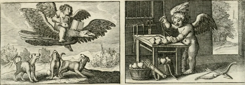 An illustration from Dan. Heinsii Nederduytsche poemata, 1618, leaf 107