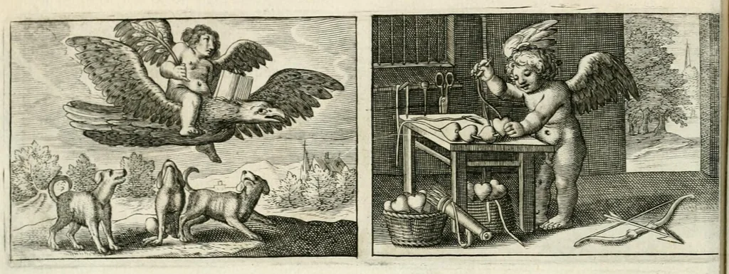 An illustration from Dan. Heinsii Nederduytsche poemata, 1618, leaf 110