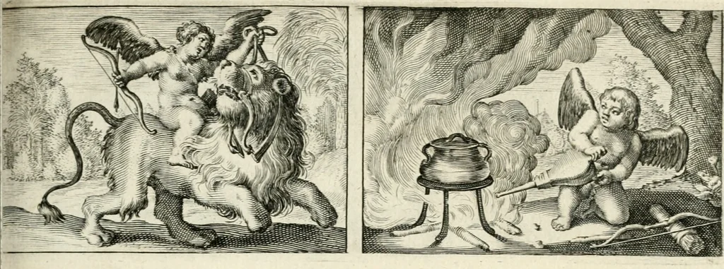 An illustration from Dan. Heinsii Nederduytsche poemata, 1618, leaf 110