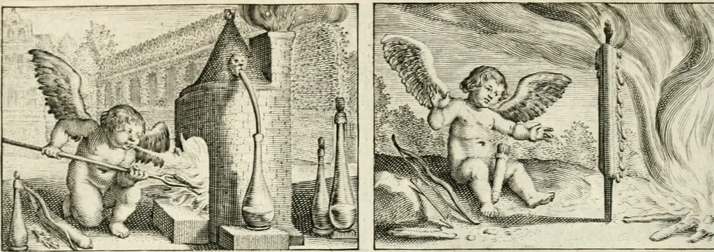 An illustration from Dan. Heinsii Nederduytsche poemata, 1618, leaf 111