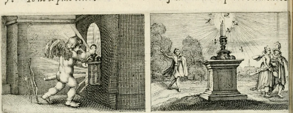 An illustration from Dan. Heinsii Nederduytsche poemata, 1618, leaf 113