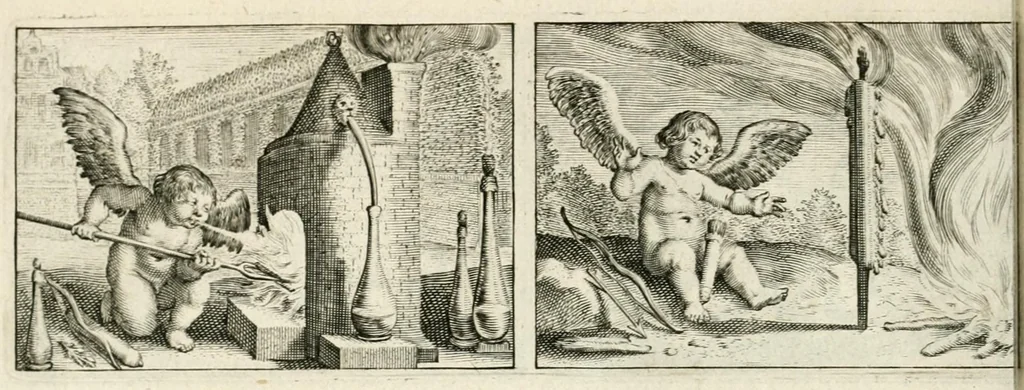 An illustration from Dan. Heinsii Nederduytsche poemata, 1618, leaf 114