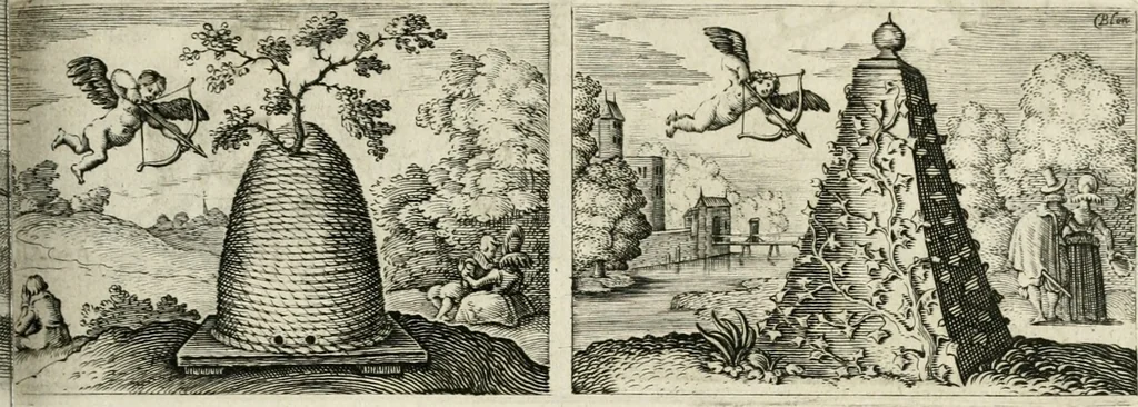 An illustration from Dan. Heinsii Nederduytsche poemata, 1618, leaf 116