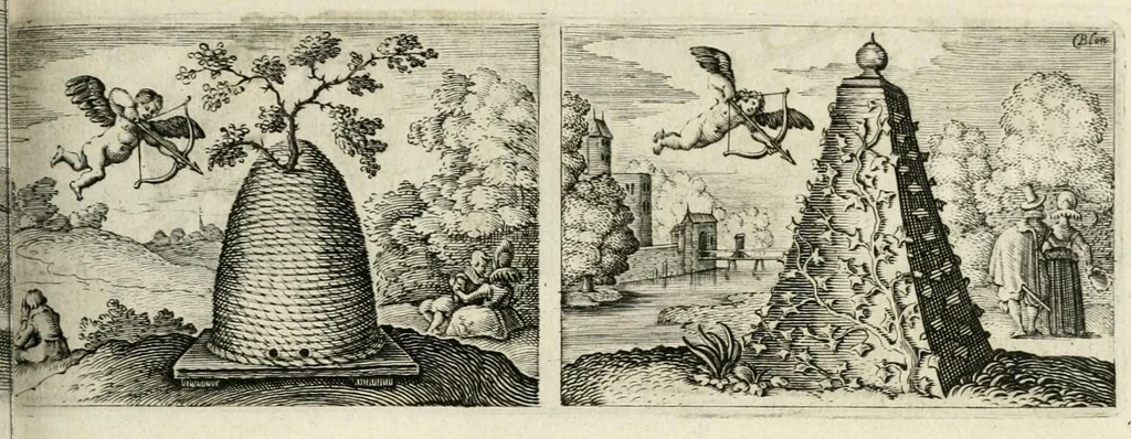 An illustration from Dan. Heinsii Nederduytsche poemata, 1618, leaf 119