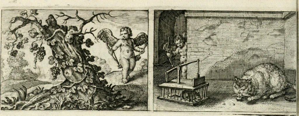 An illustration from Dan. Heinsii Nederduytsche poemata, 1618, leaf 119