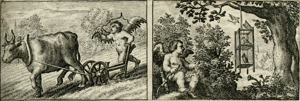 An illustration from Dan. Heinsii Nederduytsche poemata, 1618, leaf 120