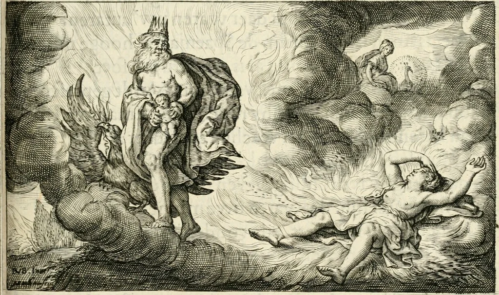 An illustration from Dan. Heinsii Nederduytsche poemata, 1618, leaf 132