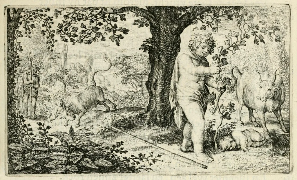 An illustration from Dan. Heinsii Nederduytsche poemata, 1618, leaf 141