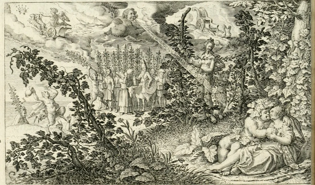 An illustration from Dan. Heinsii Nederduytsche poemata, 1618, leaf 147