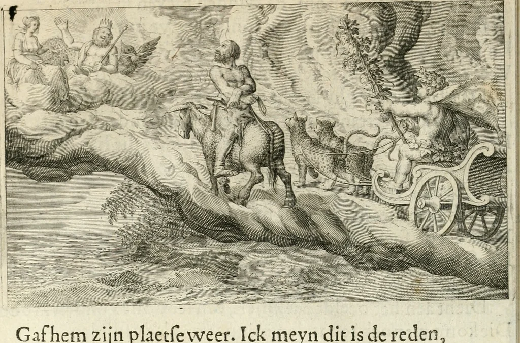 An illustration from Dan. Heinsii Nederduytsche poemata, 1618, leaf 149